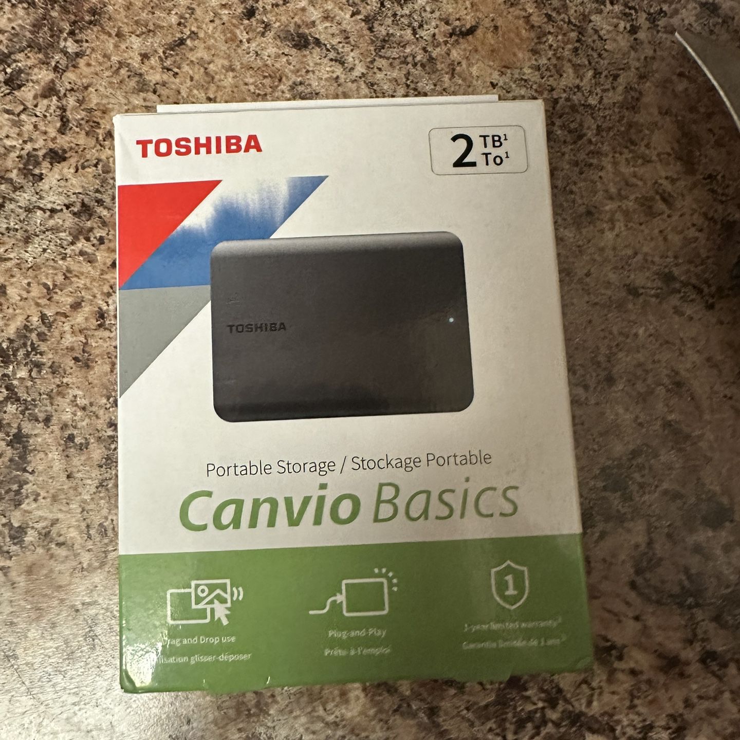 2 Terabyte Toshiba External Storage Brand New