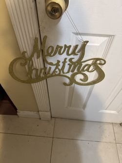 Merry Christmas Door Sign Must Pick Up Today Or Tomorrow 