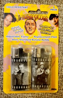 Three Stooges Collectible Lighters 2-Pack