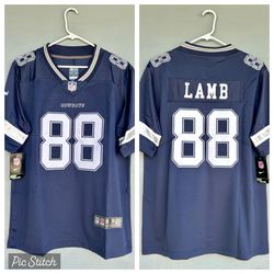 Dallas Cowboys CeeDee Lamb Jersey S M L XL XXL