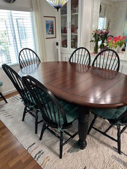 Dining room table and chairs