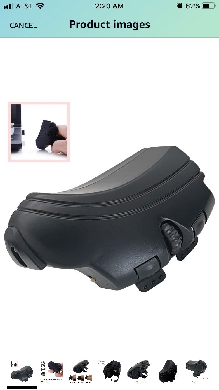 Mini Wireless Finger Mouse, Ergonomic Portable USB Drived Mouse with Rechargeable Battery for Computer Laptop Tablet