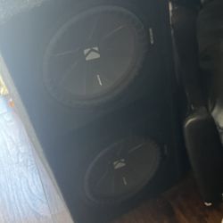 Kicker Box And Speakers