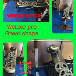 Weight Bench ( WEIDER PRO Bench )