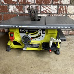 RYOBI 13 Amp 8-1/4 in. Compact Portable Corded Jobsite Table Saw