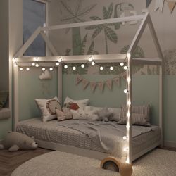 Unisex House bed twin size 