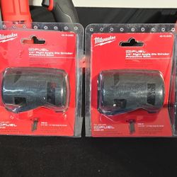 LOT OF 2 Milwaukee 49-16-2485 M12 FUEL 1/4" Right Angle Die Grinder Rubber Boot's