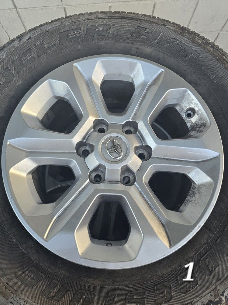 (4) 2018 4RUNNER Stock Wheels & Tires