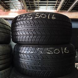 Pair 225/50/16 Yokohama 90% life tread