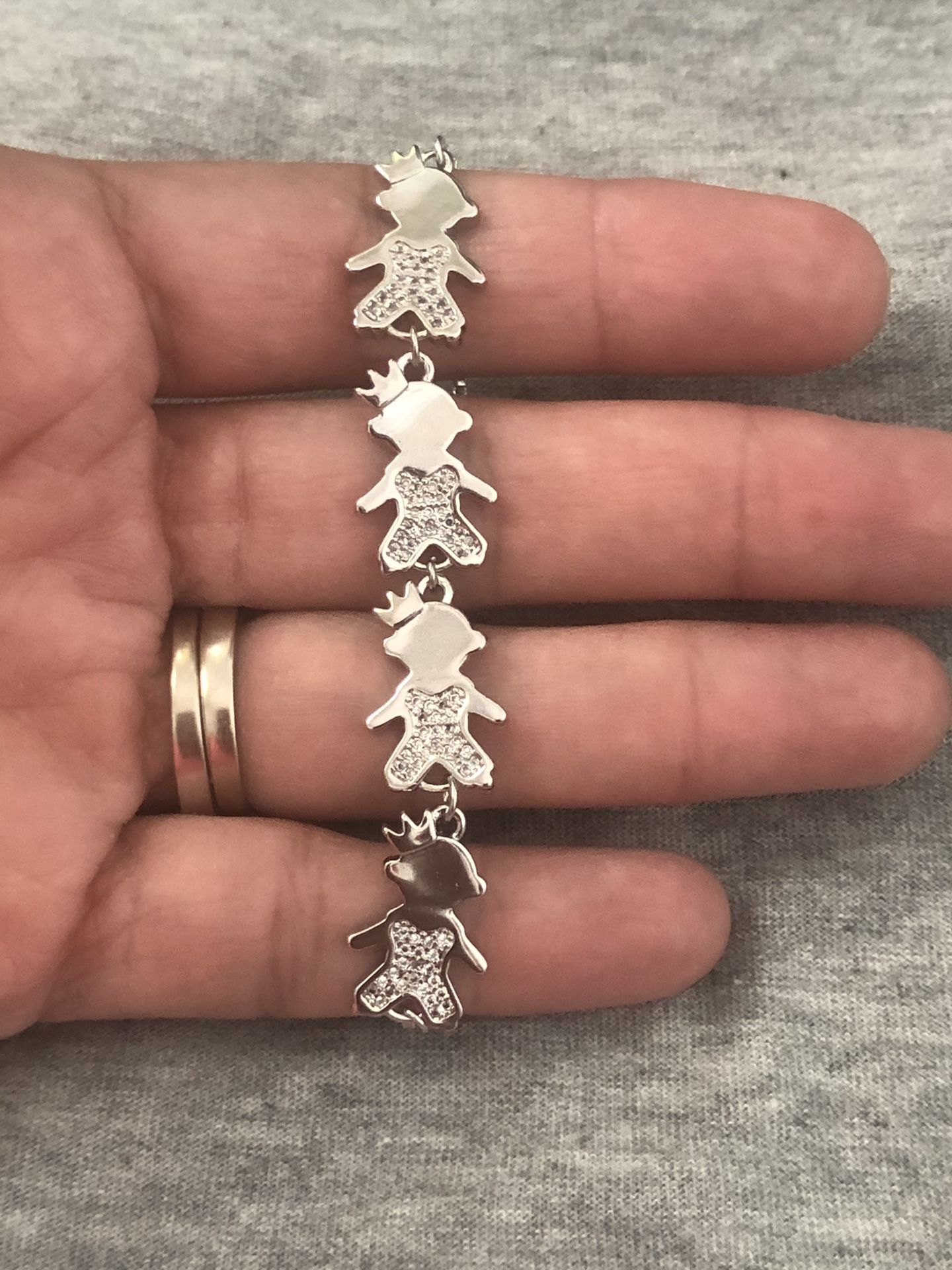 Bracelet With 4 Boys Charms