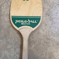 Master Wood Pickleball Paddle by Pickleball Inc. Unused