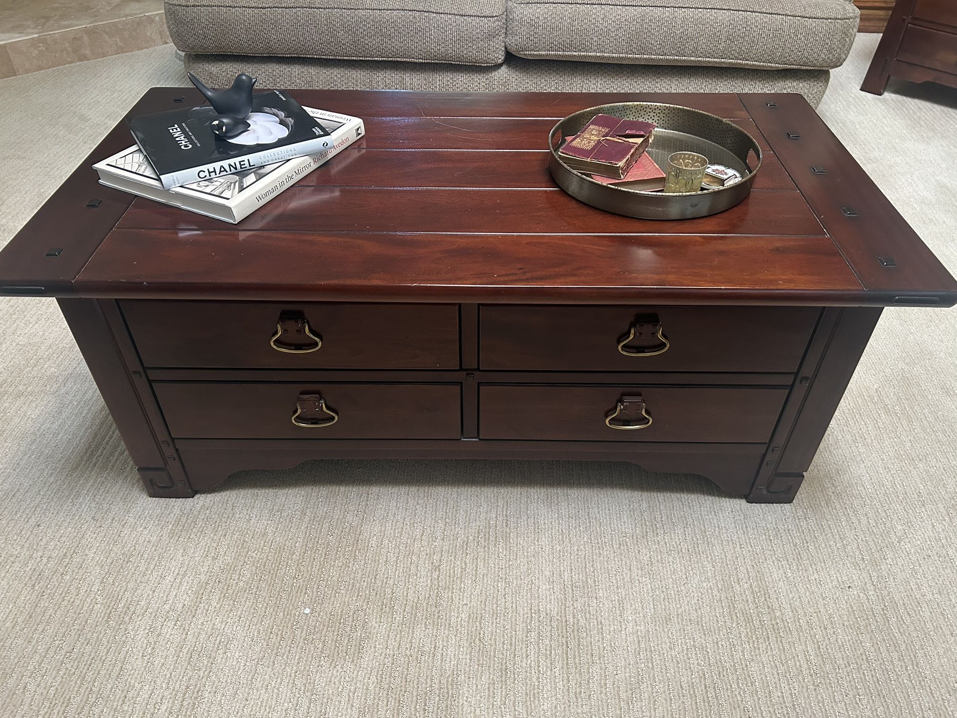 Coffee Table,  2 end Tables And Console