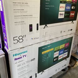 58” Inch Hisense Smart Roku UHDTV 4K