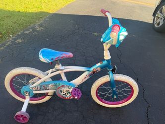 Disney Frozen Kids Bike with Training Wheels