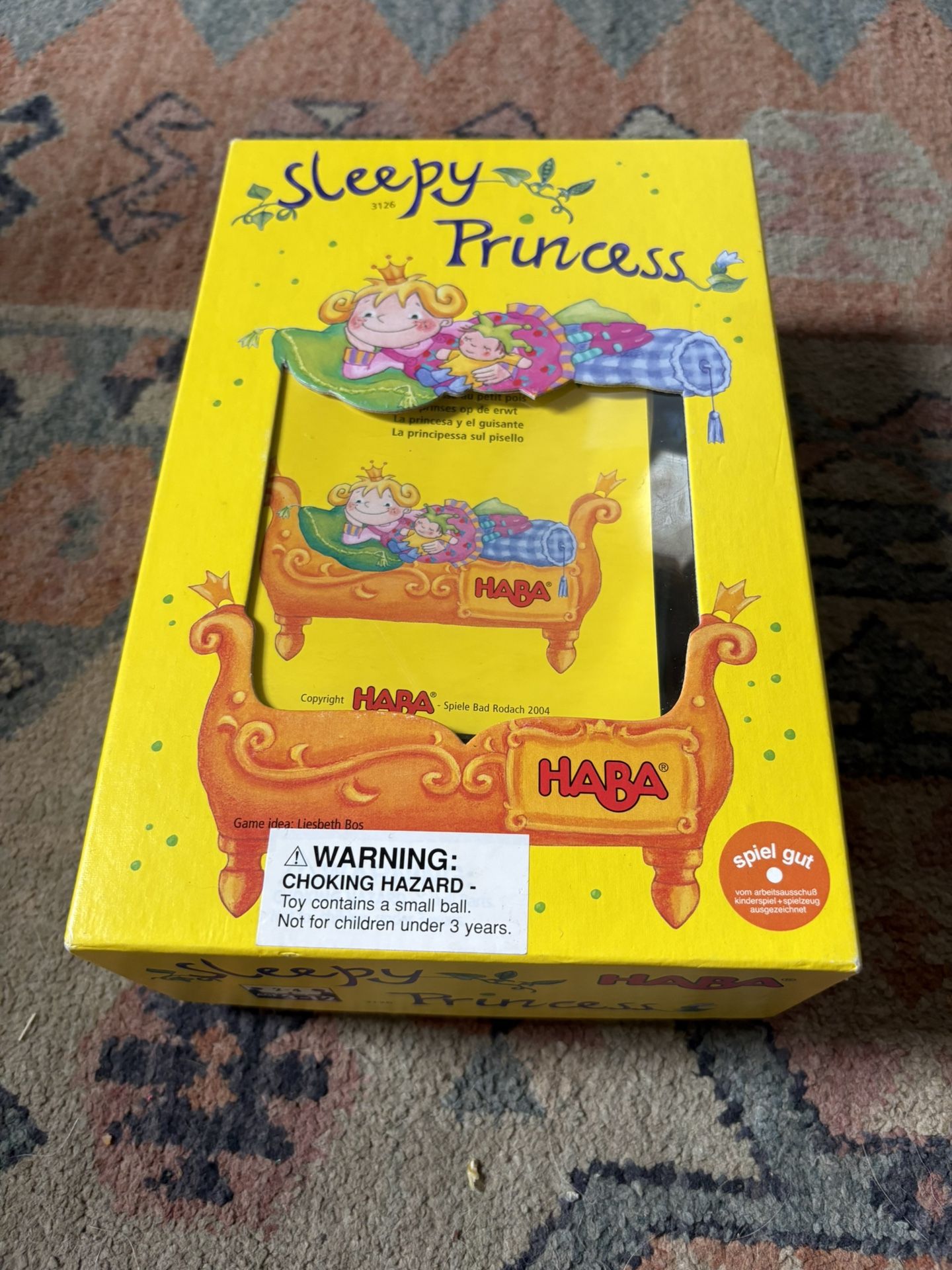 Sleepy Princess Board Game- Toddlers