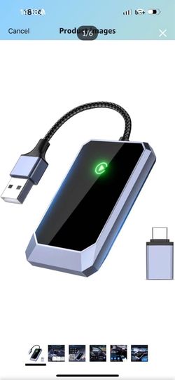 Brand new in box  Wireless Carplay Adapter, Converts Wired to Wireless carplay Adapter for iPhone, Wireless Control Plug & Play Carplay for Cars from 