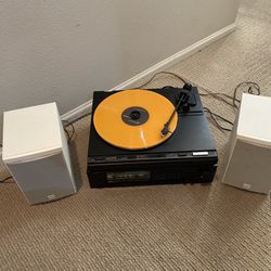 KENWOOD KD-41RB Automatic Return Turnable Vintage Onkyo Tx-82 Quartz Synthesized Tuner Amplifier