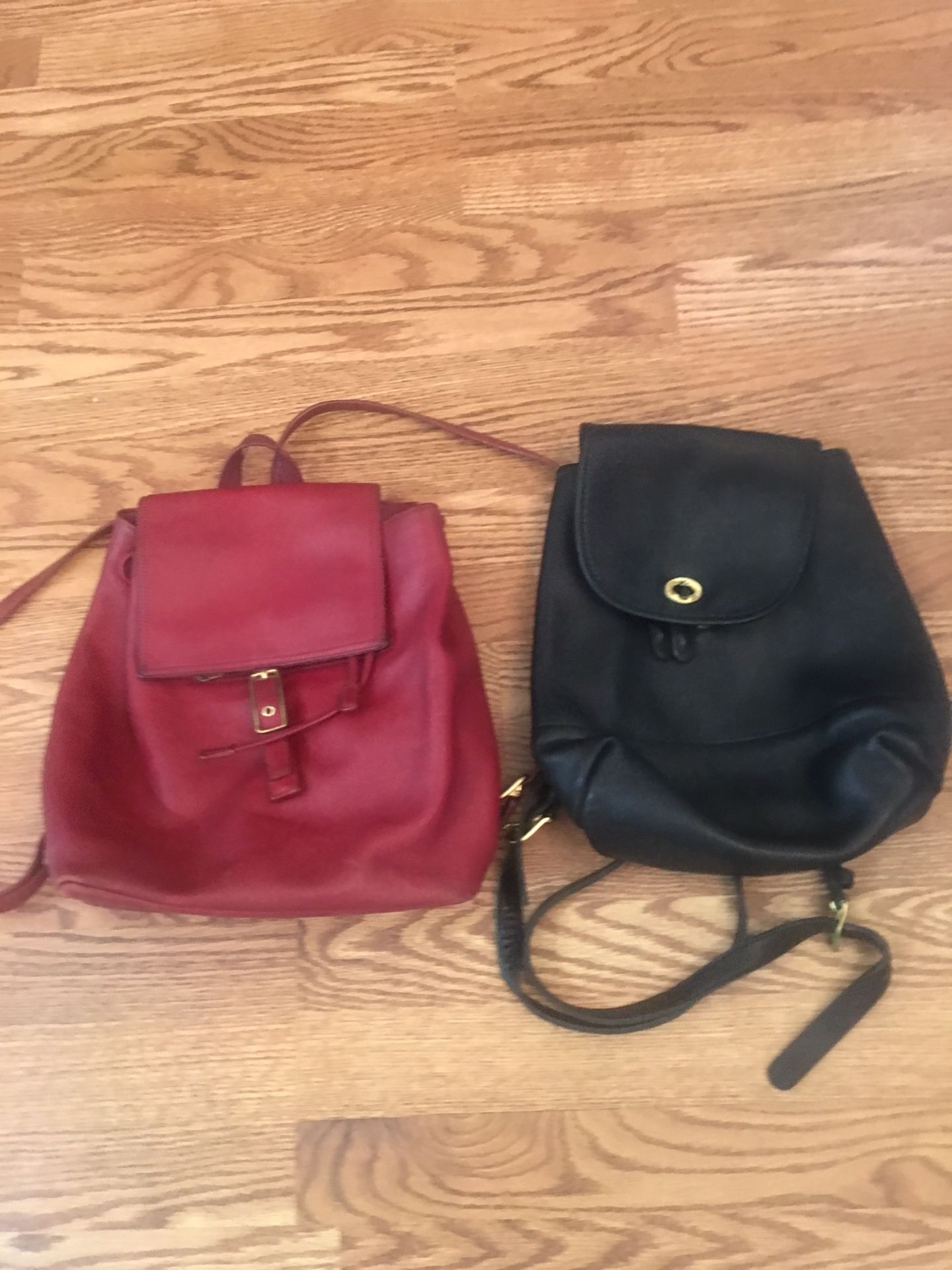 Authentic vintage Coach Mini Backpacks
