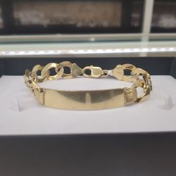 14k Solid Gold I'd Breaclte 33.7 Gram Layway Available 10% Down If You Interested Please Make Sure You Ask For Maribel Thank You 