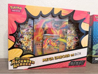 Pokemon : Mega Evolution - Ascended Heroes Mega Emboar ex Box