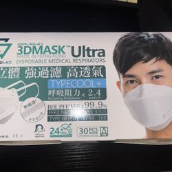 3DMask Ultra KF94 (M) - White