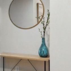 Mirror, Vase, Console Table 
