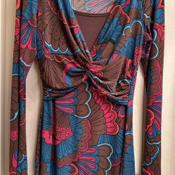 Vibrant 70s Style Top