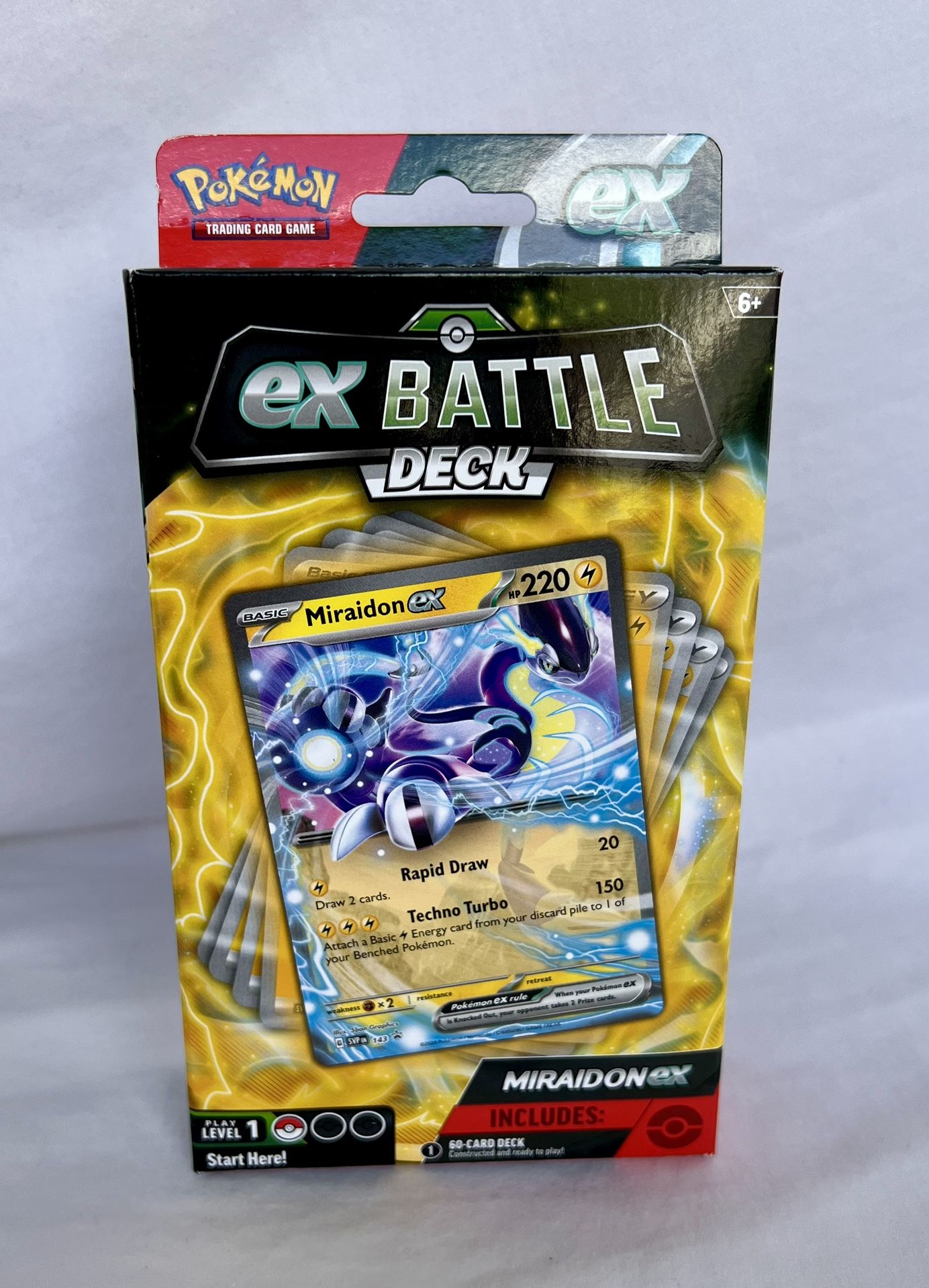 Pokémon TGC - Miraidon ex Battle Deck (Ready To Play 60 Card Deck)