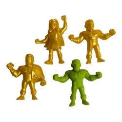 4 Wendy's Kids Meal Series 2 DC Comics 2025 Super Hero Green Gold Figures 