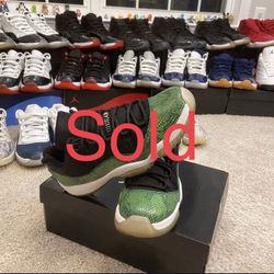 Jordan 11 Snake Skin Size10