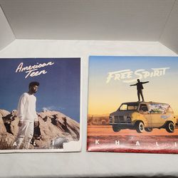 Khalid American Teen Double LP Translucent Blue Vinyl & Free Spirit Album