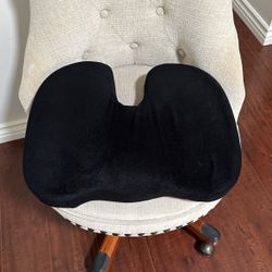 Black Seat Foam Back Support