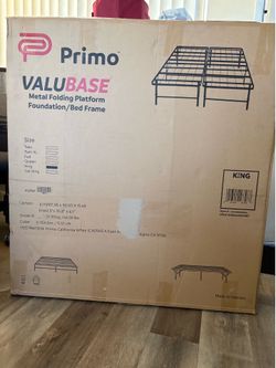 King size bed - metal frame only-Brand New