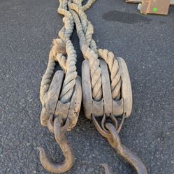 Antique Block And Tackle