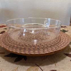 Princess House Chip N Dip Bowl