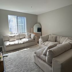 Stain Resistant 5 Piece Cloud Couch