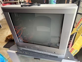 Toshiba CRT TV with Built-In VHS/DVD