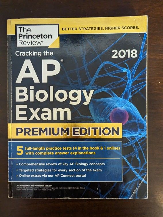 Cracking The AP Biology Exam 2018, Premium Edition by Princeton Review