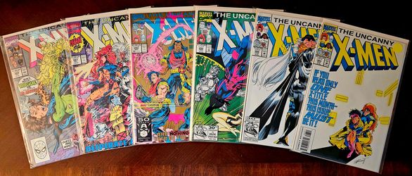 Uncanny X-men 🔑 Package #269-303 '93 Marvel Comics Mixed Lot Of 6 VF-NM 🔥🔥🔥