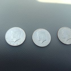 Half dollar coin1971,1978,1989