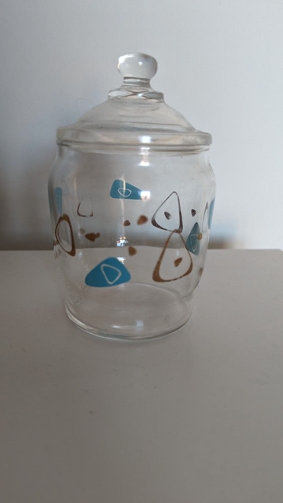 Vintage Glass Apothecary Jars Boomerang