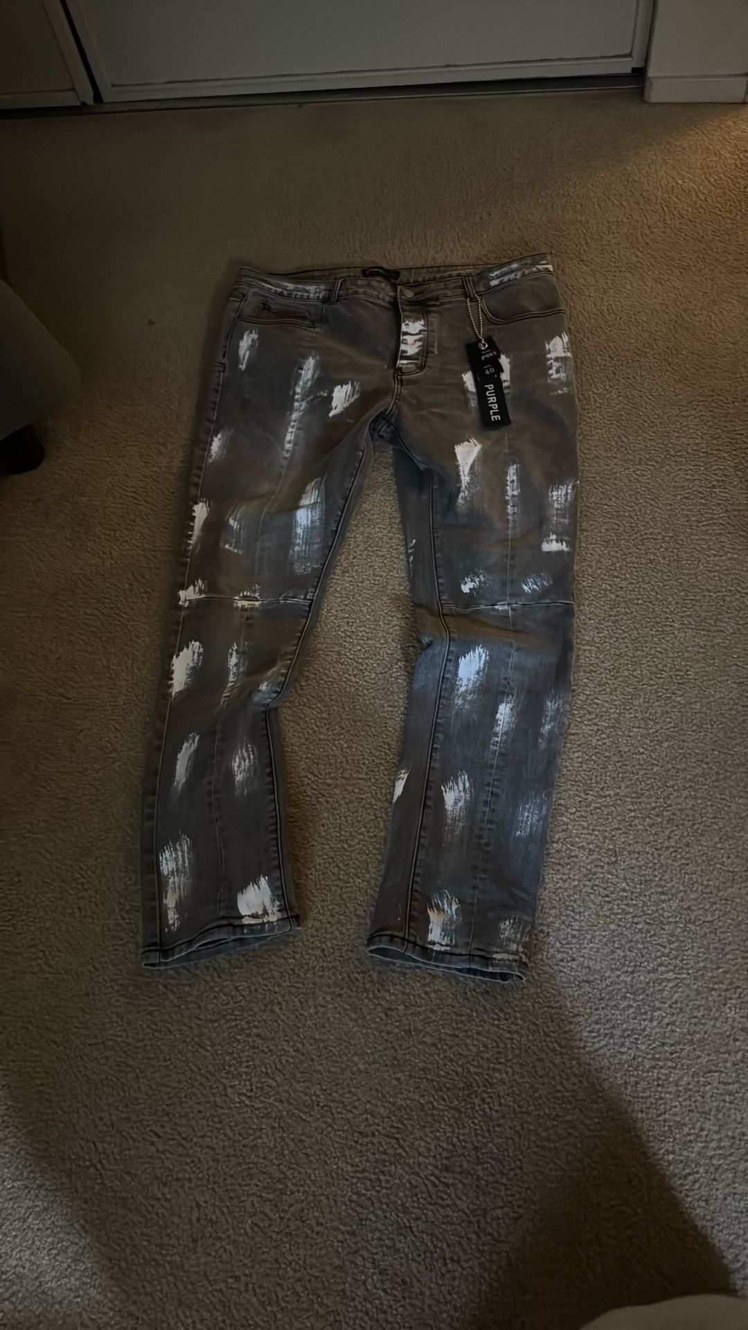 purple jeans size 40