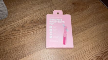 Handheld power bank fan
