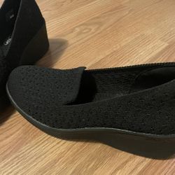 Black Sketchers Wedges Size 7 1/2