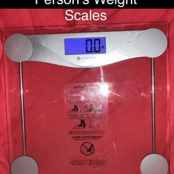 Persons Weight Scales Glass 