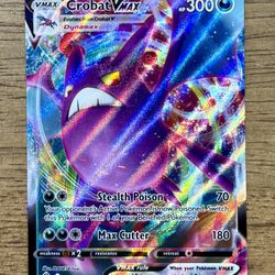 Pokémon CROBAT VMAX #045/072 Full Art Ultra Rare TCG Shining Fates 