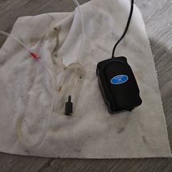 Air Pump & Splash Guard With Air stone