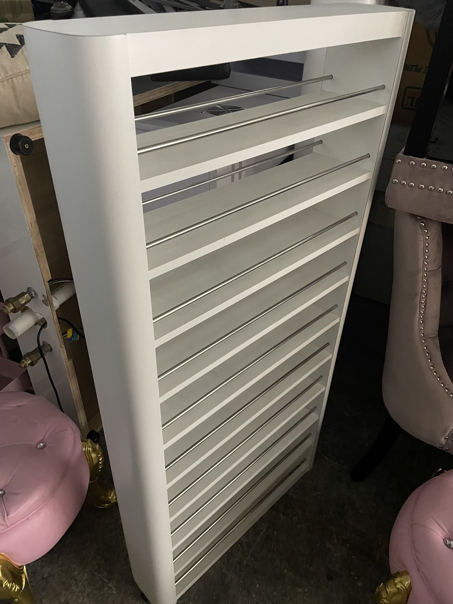 Nail polish rack -salon grade sleek