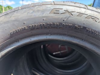 Pair of Continental tires