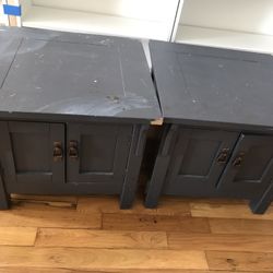 Large End Tables (set Of 2)